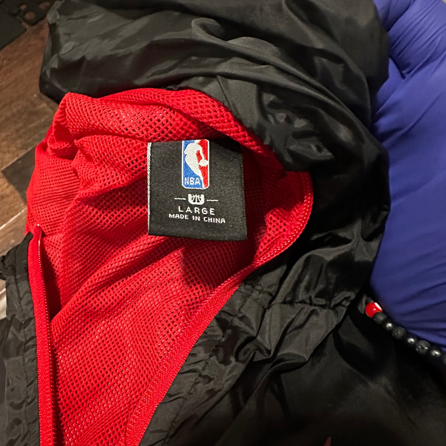 NBA Bulls Rain Jacket - Adult Large