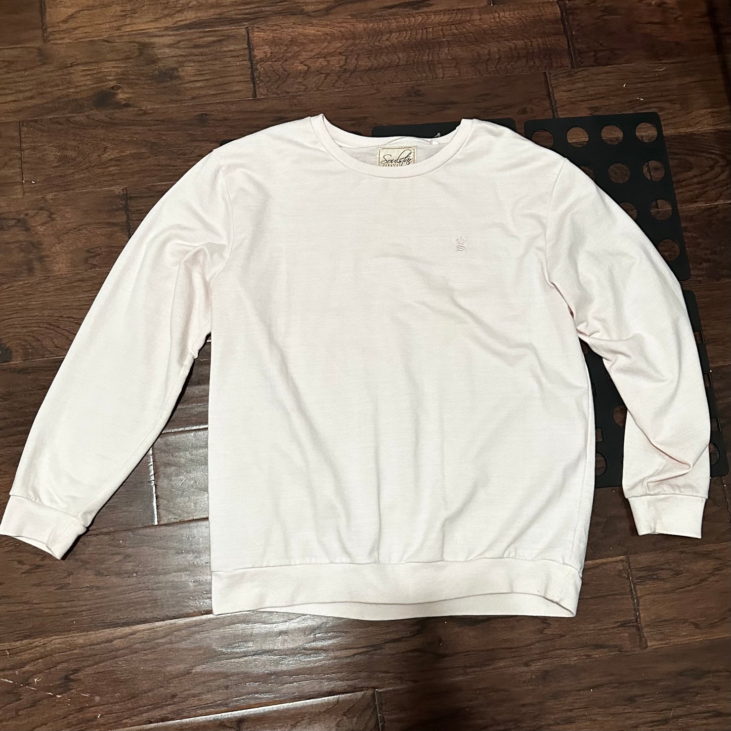 Mens Army light pink Soulstar Athletic Apparel Crewneck - XL