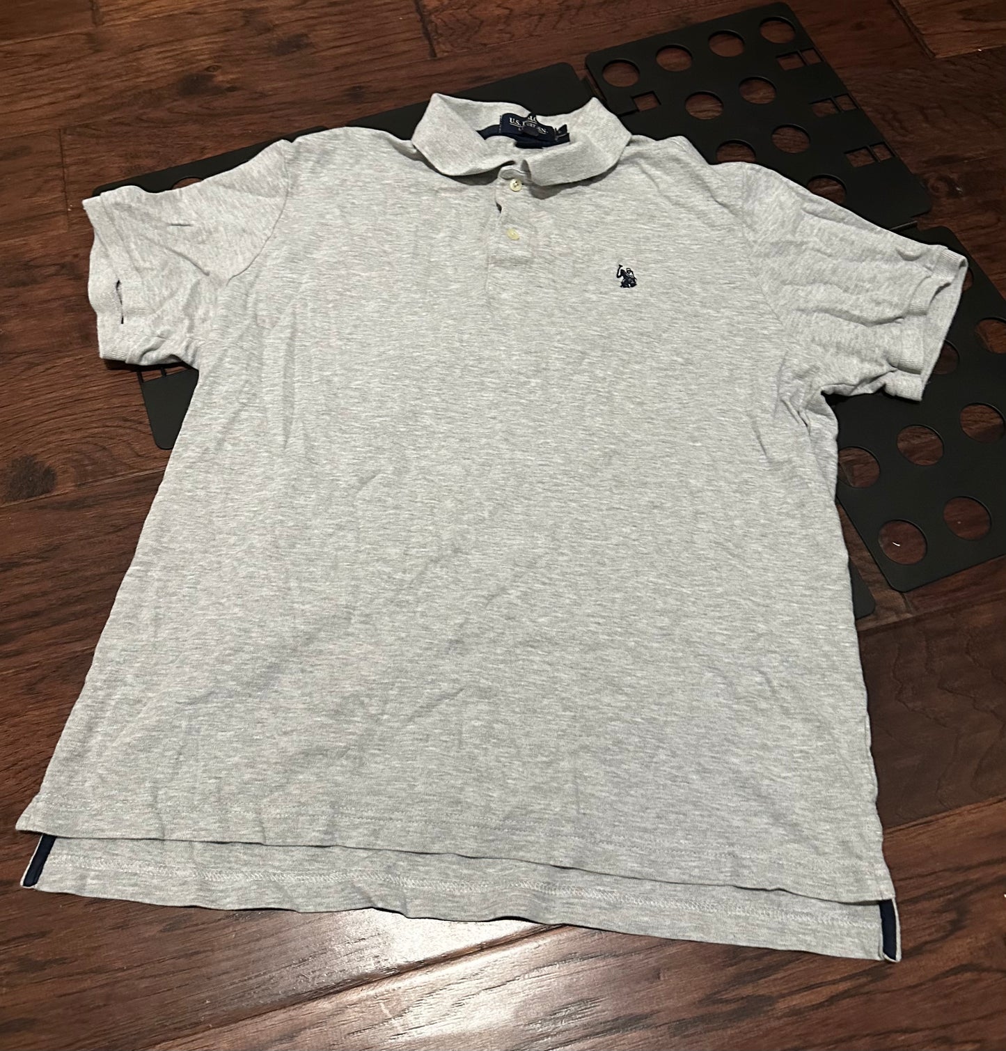 Grey Polo - Youth Large