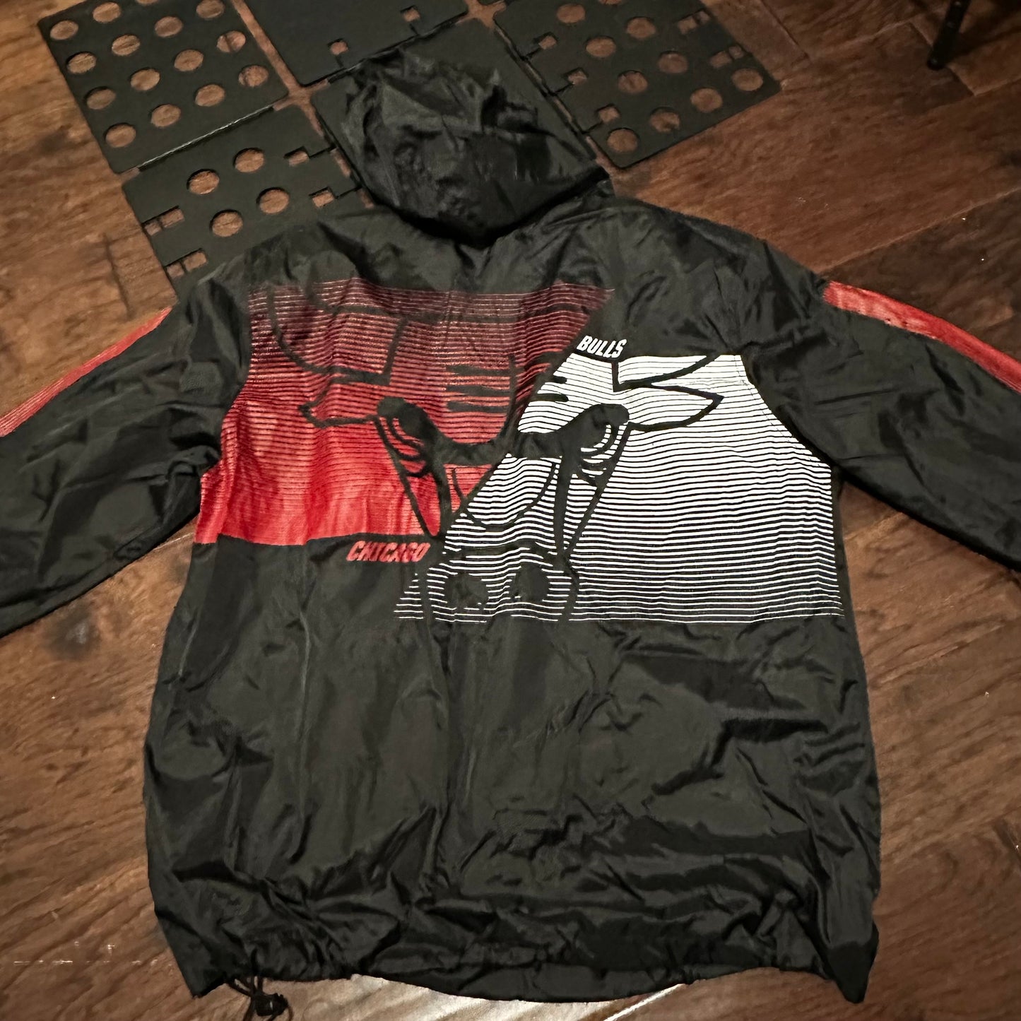 NBA Bulls Rain Jacket - Adult Large