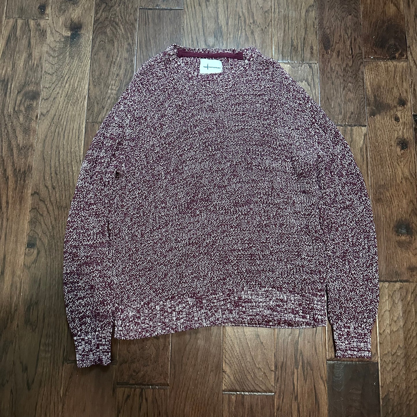 Eagle Burgundy Sweater | American Large Sweater | WFindThrift