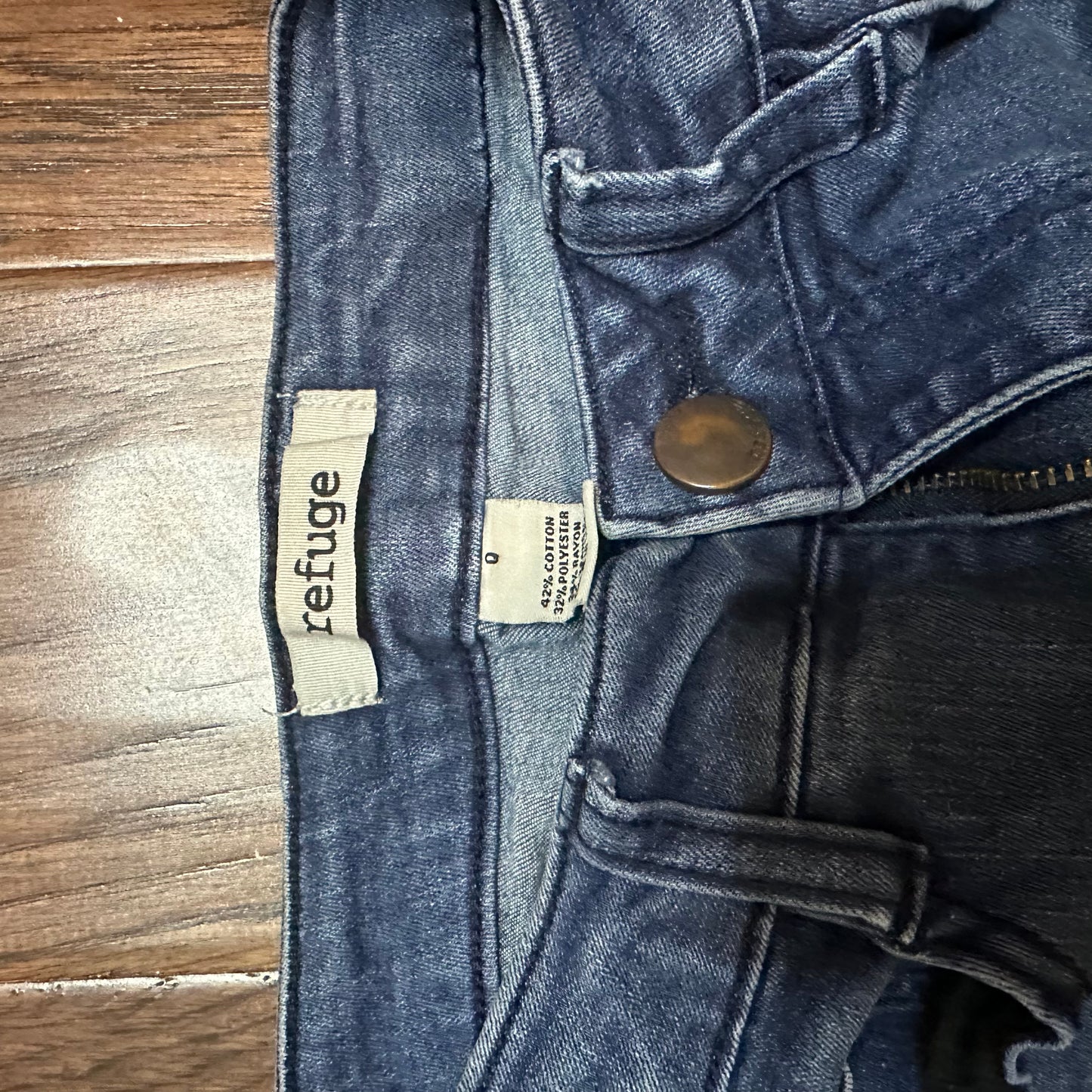 Refuge Blue Jeans - size 0