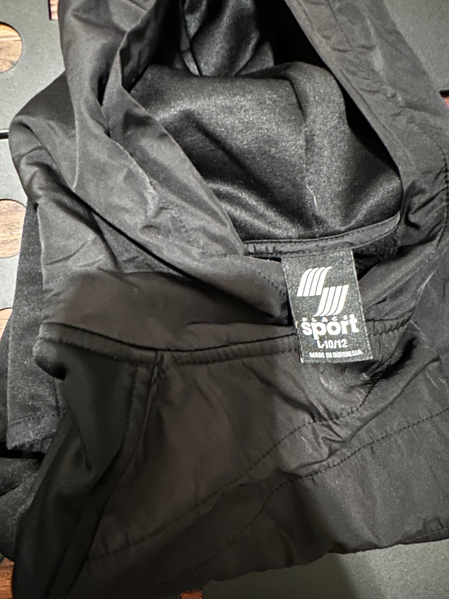 Place sport black long sleeve - Youth Large