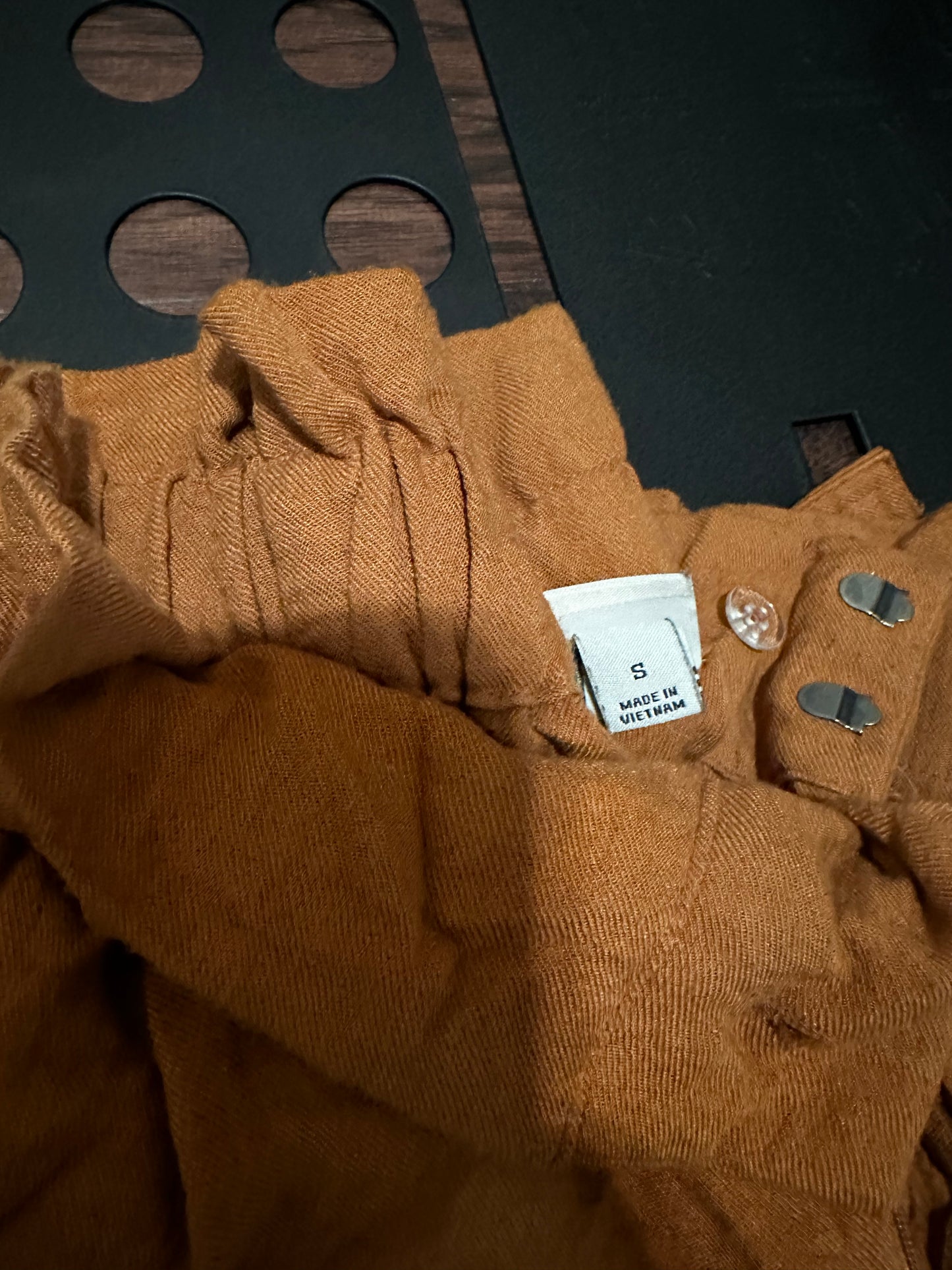 Orange Dress Shorts - Small