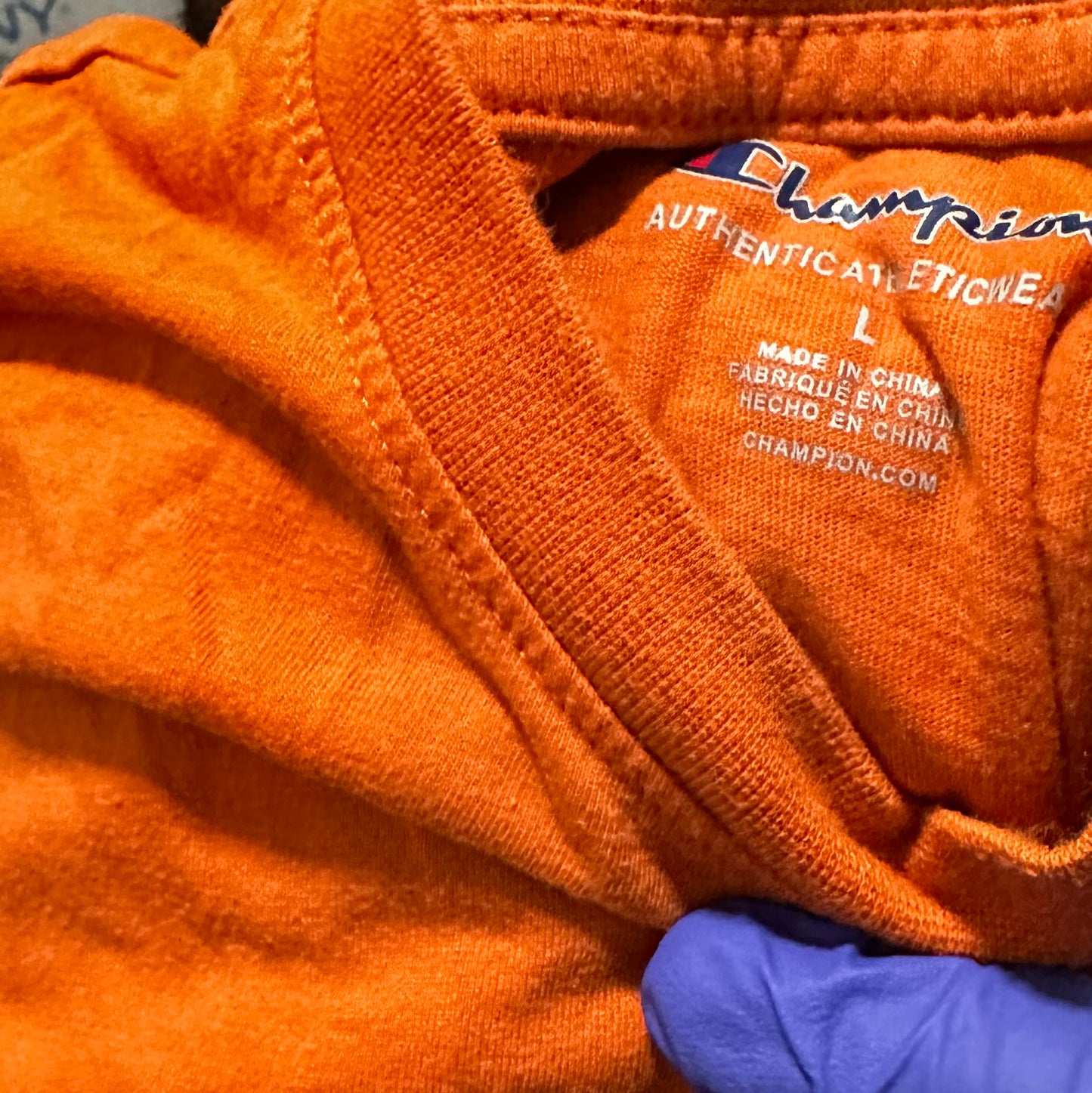 Champion Orange Shirt - Large