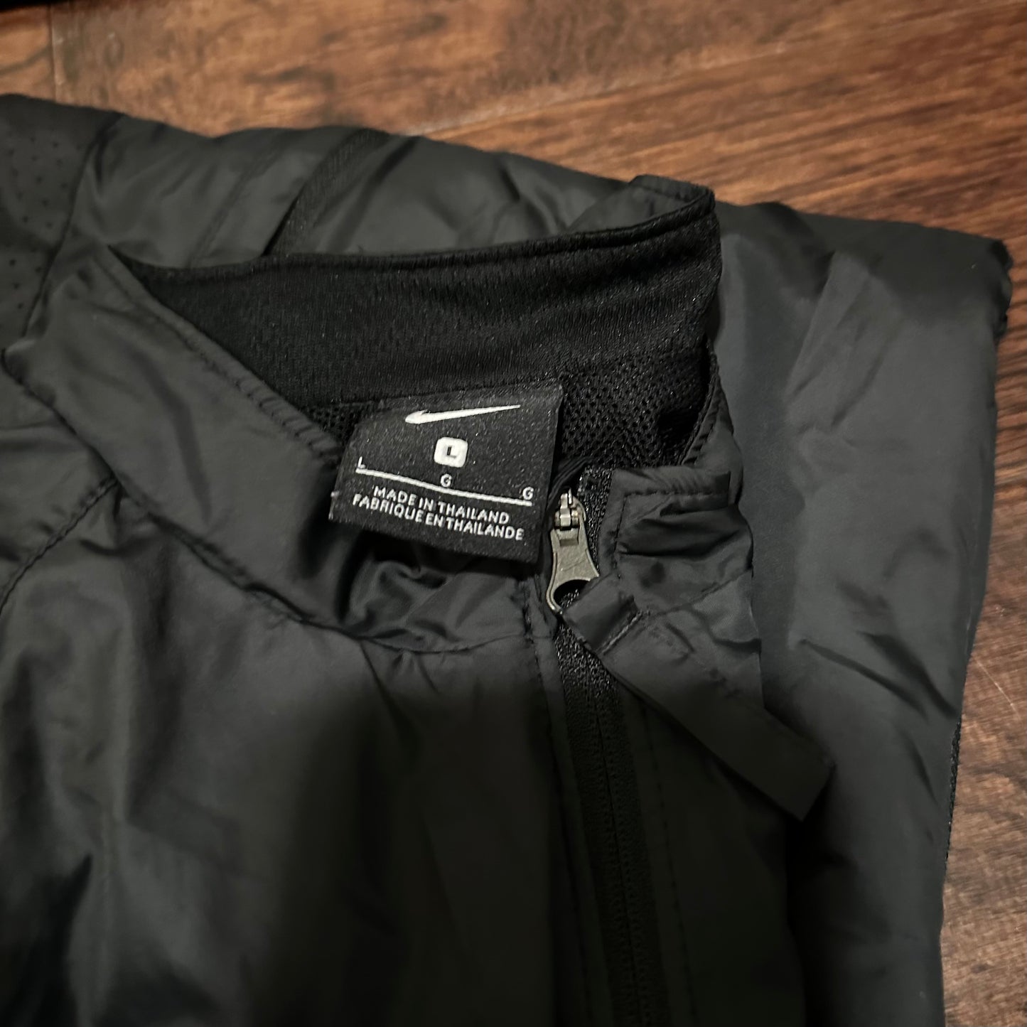 Nike Black Rain Jacket - Large