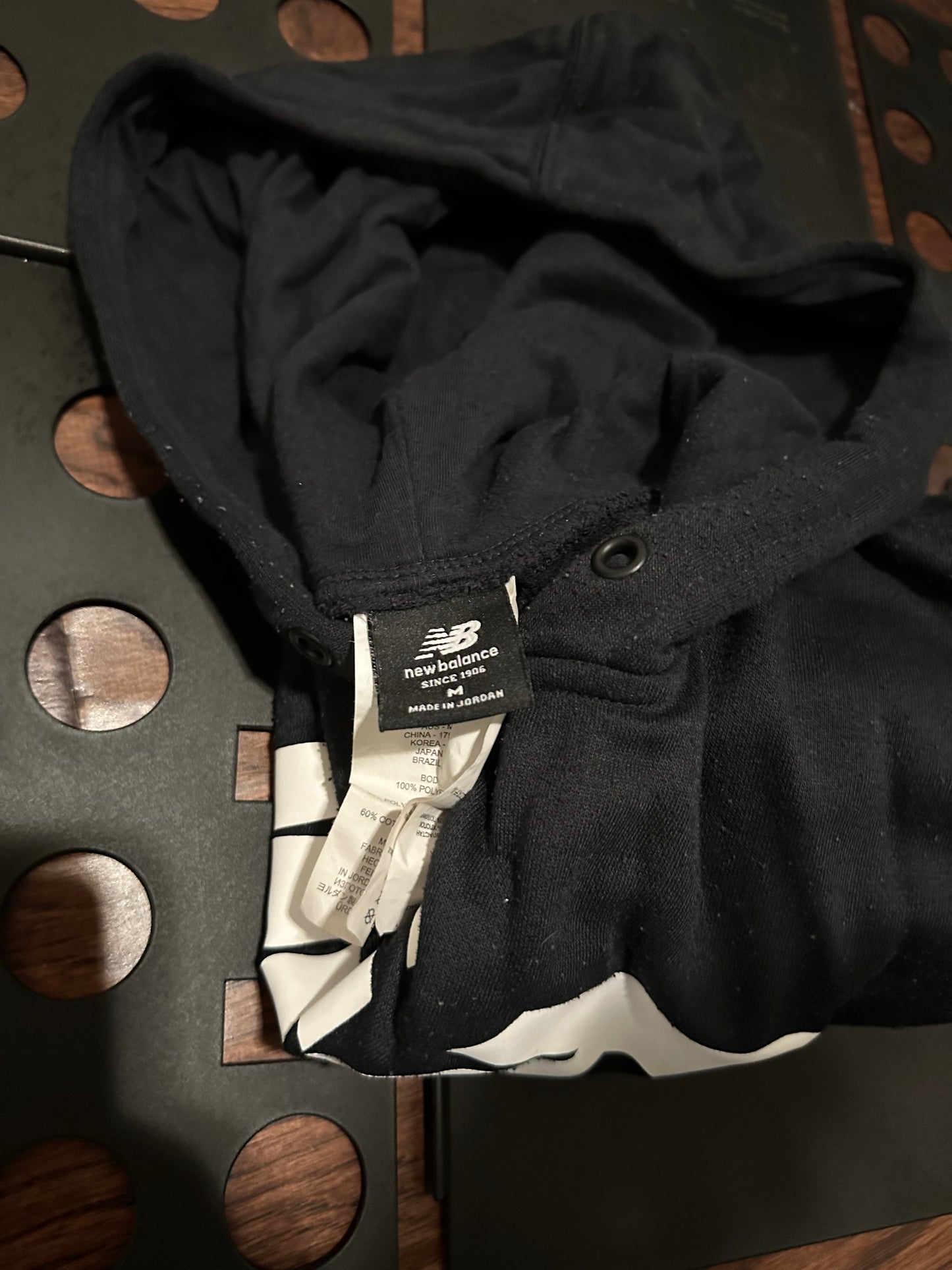 New Balance Black Hoodie - Medium