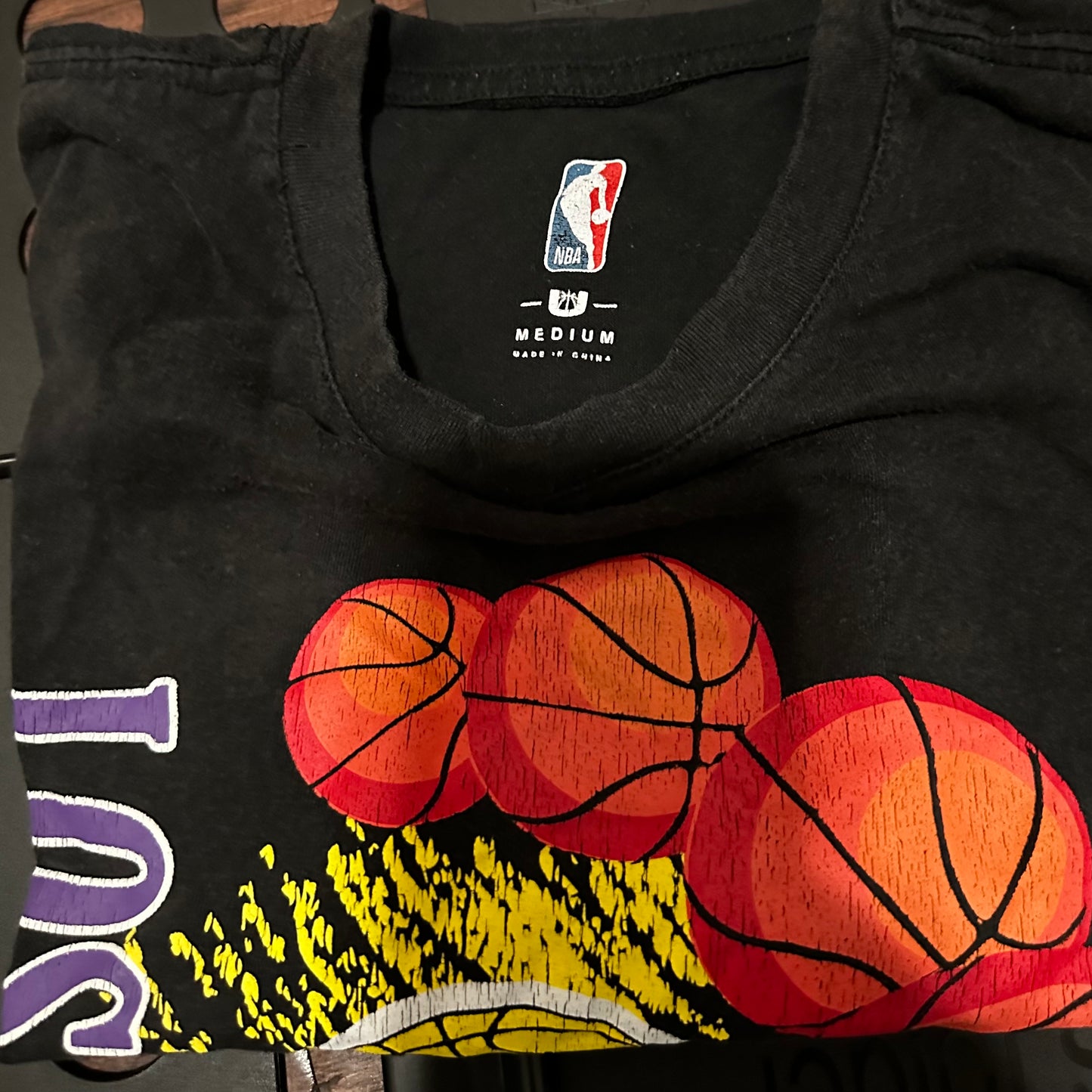 Lakers Black T- Shirt - Medium