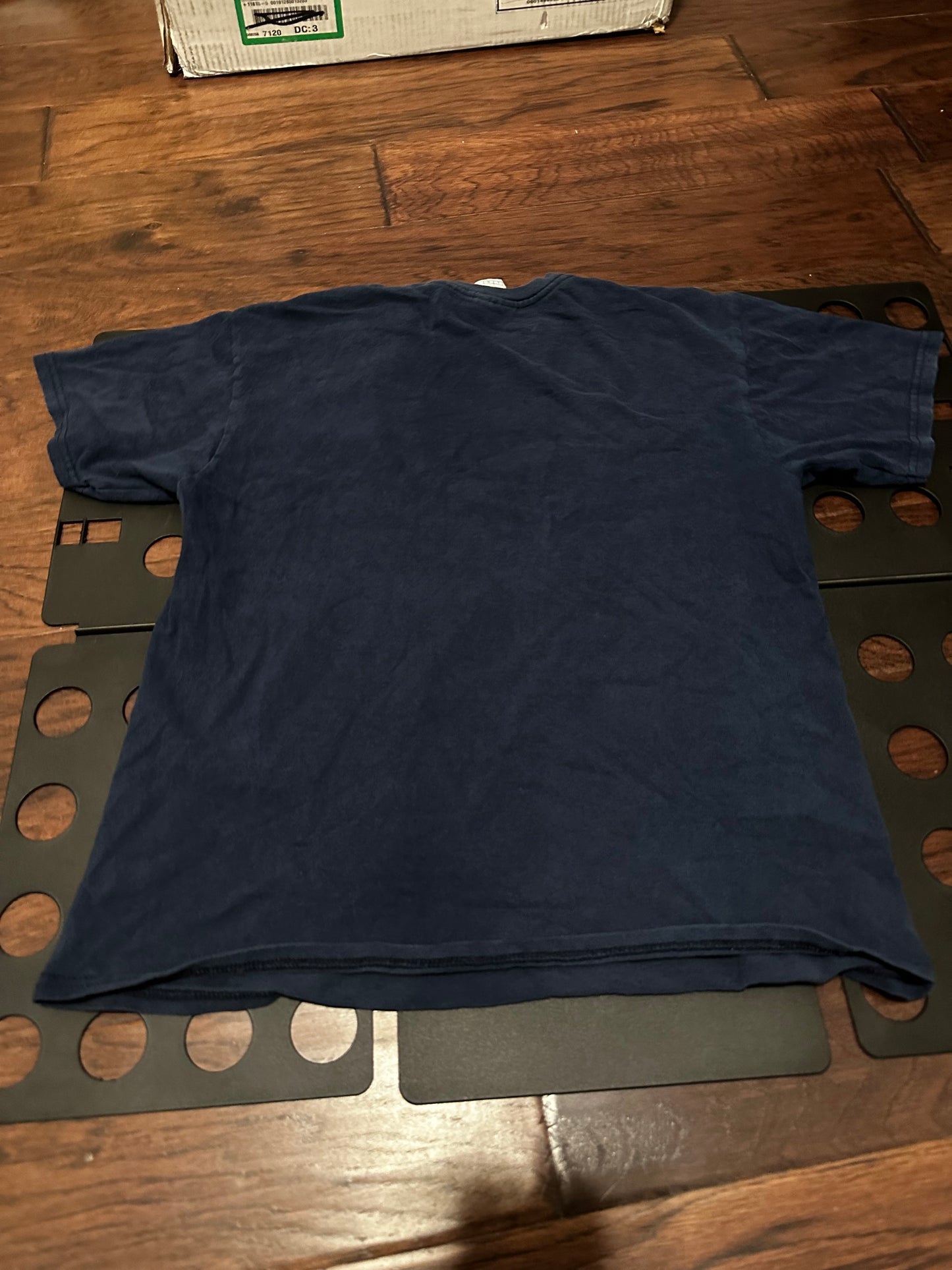 Navy Blue shirt with graphic - Youth Large