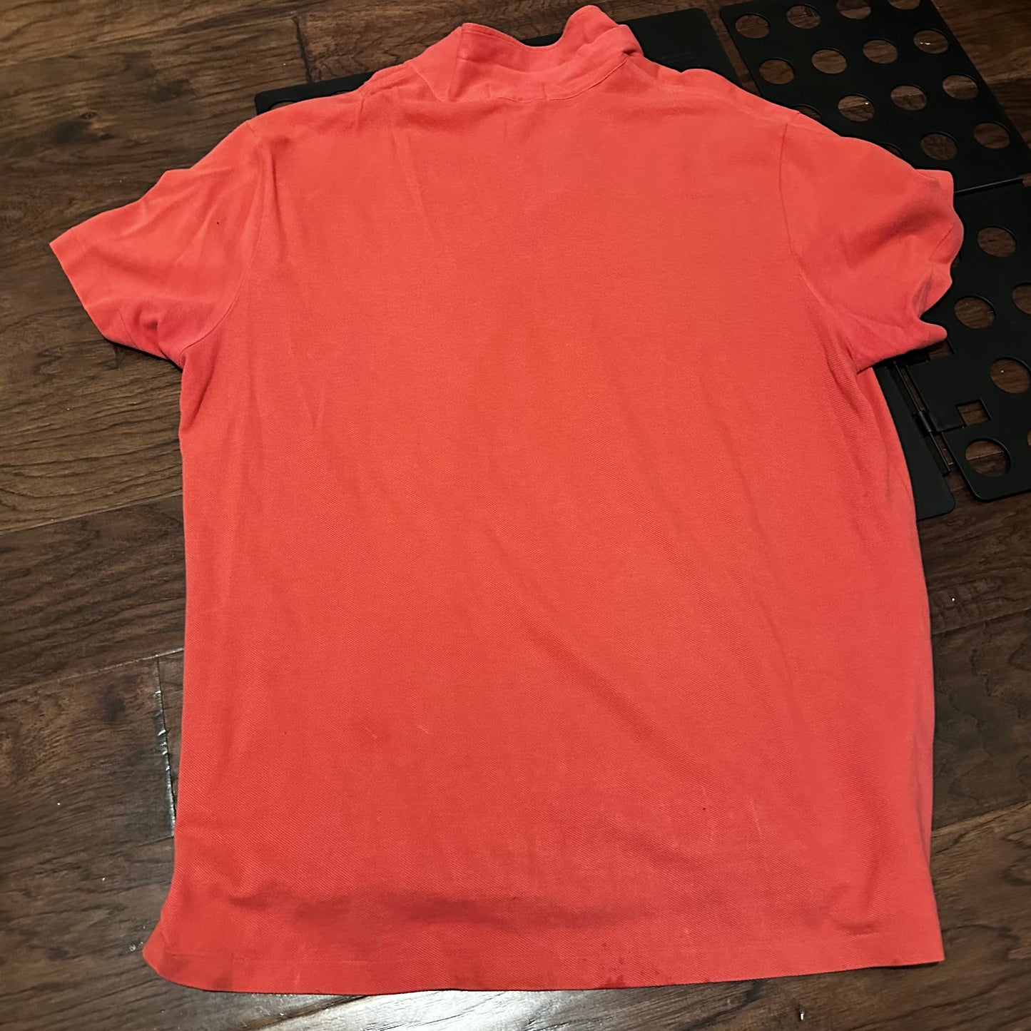 Polo Ralph Lauren Polo Shirt Salmon Custom Slim Fit Pony Logo Cotton - XL