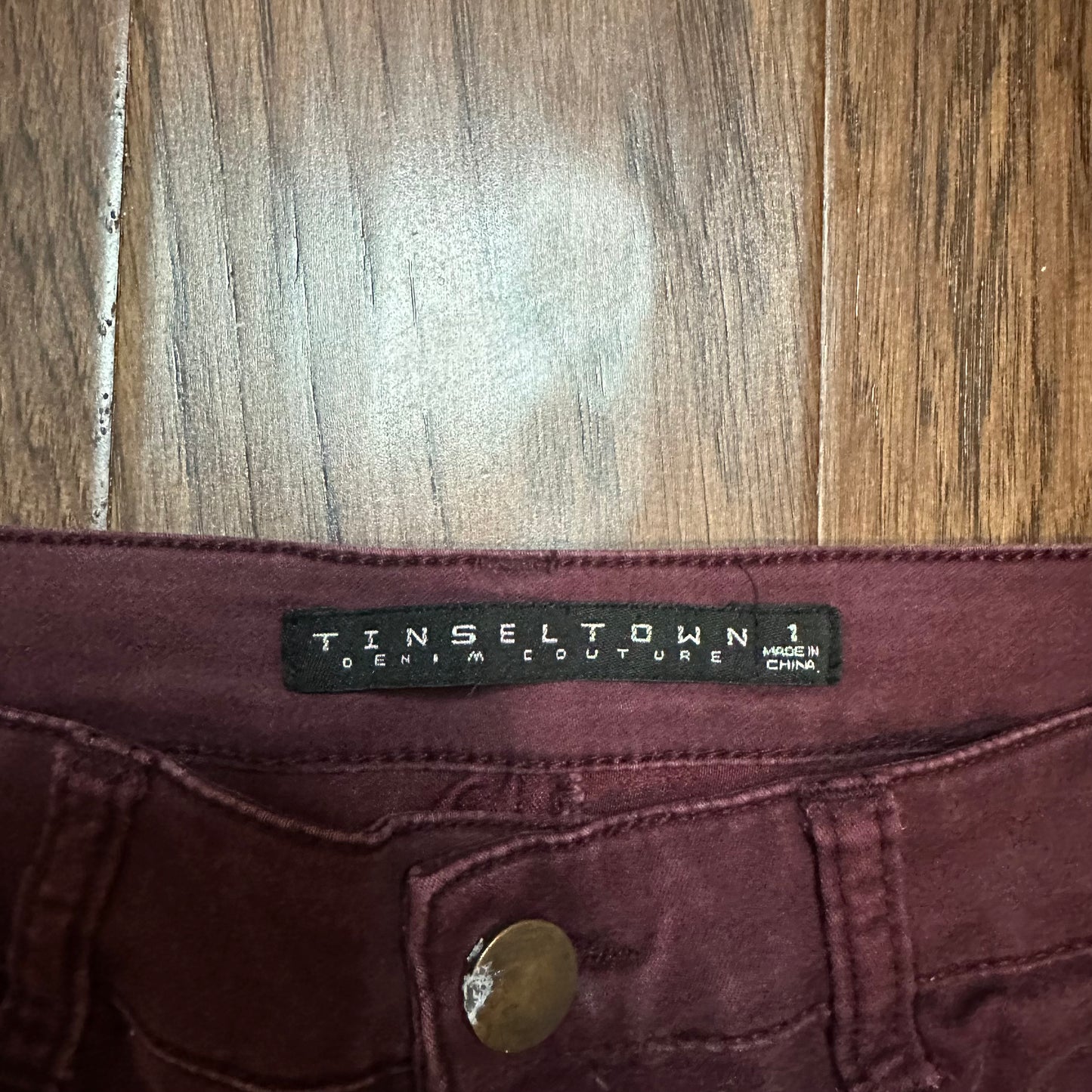 Tinseltown burgundy pants