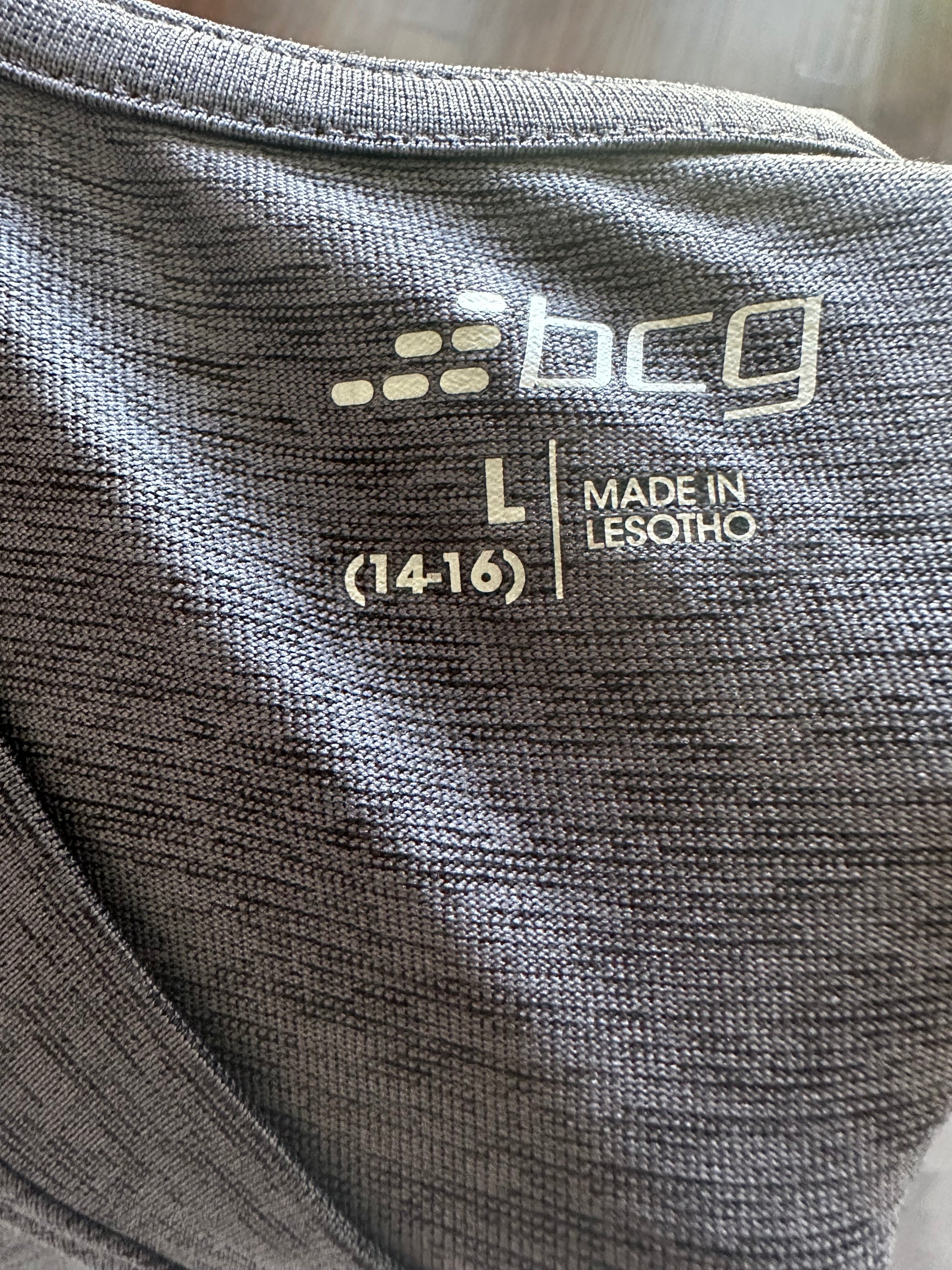 Grey Athletic Shirt | Grey Gym Shirts | WFindThrift