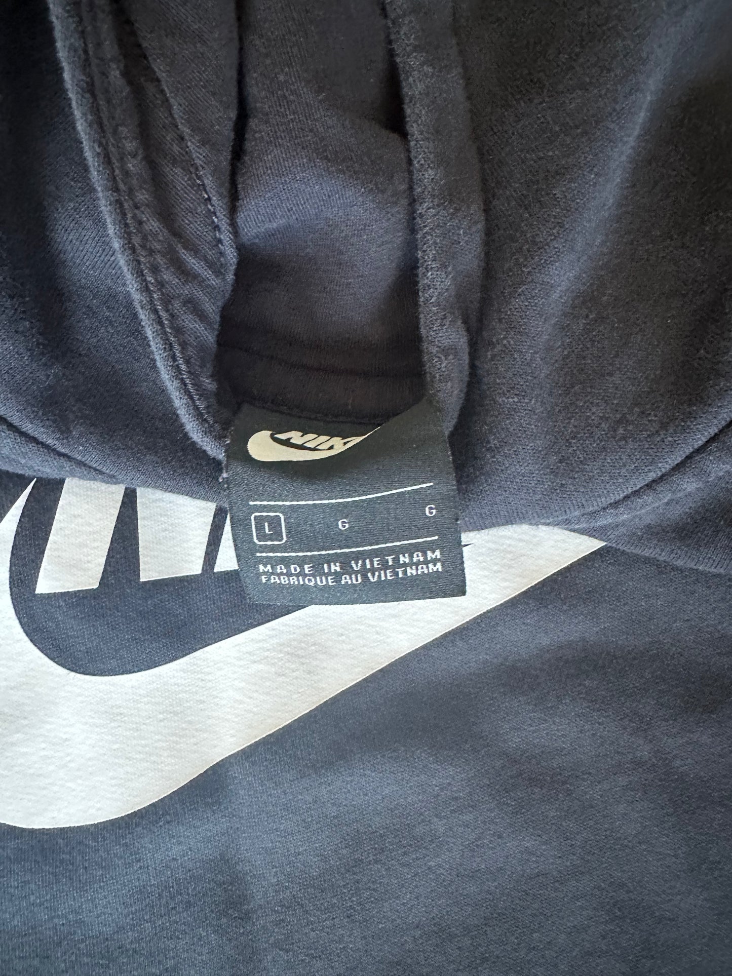 Nike - Black Hoodie - Youth Large