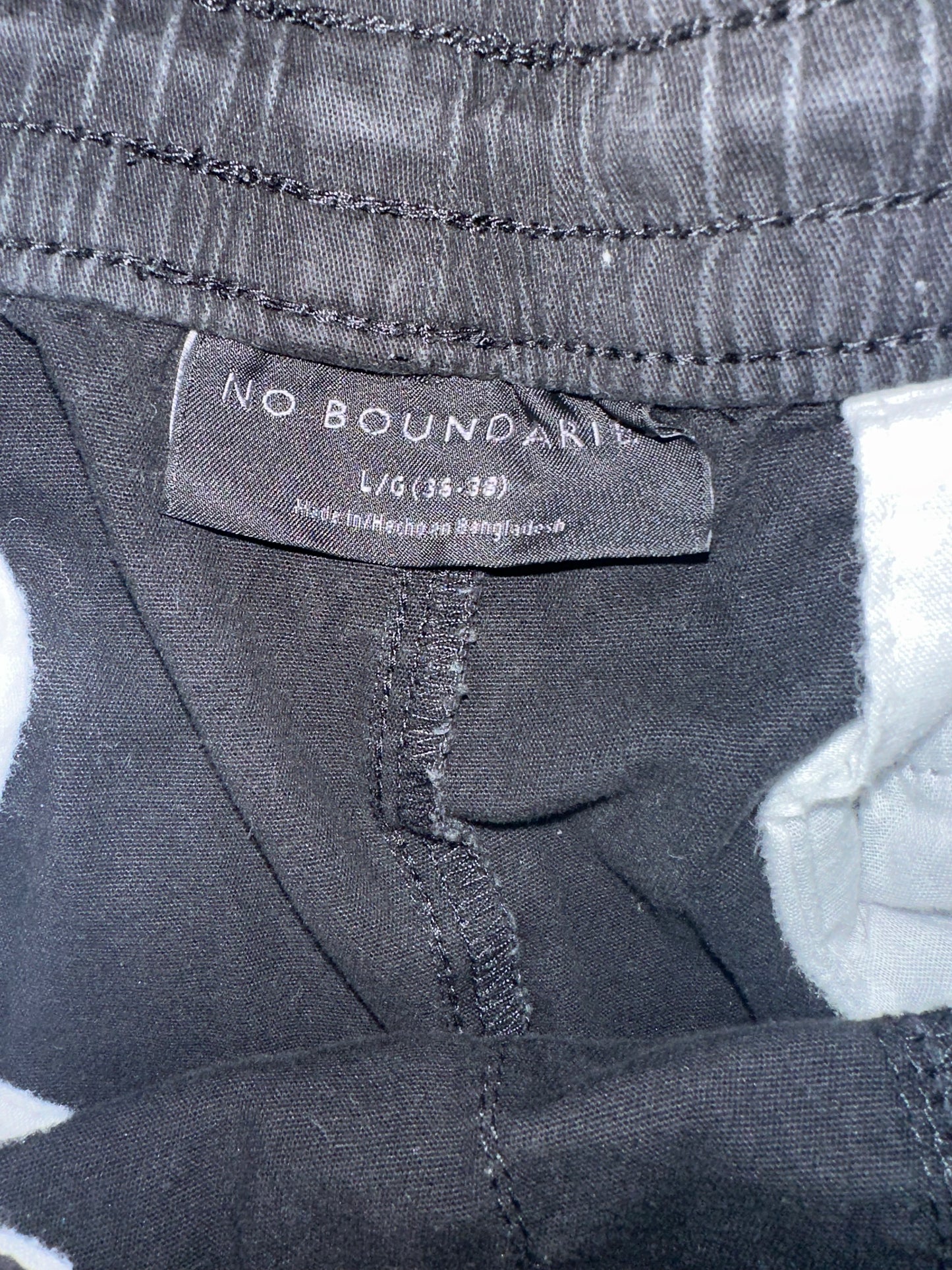 No Boundaries- Black Joggers - Large