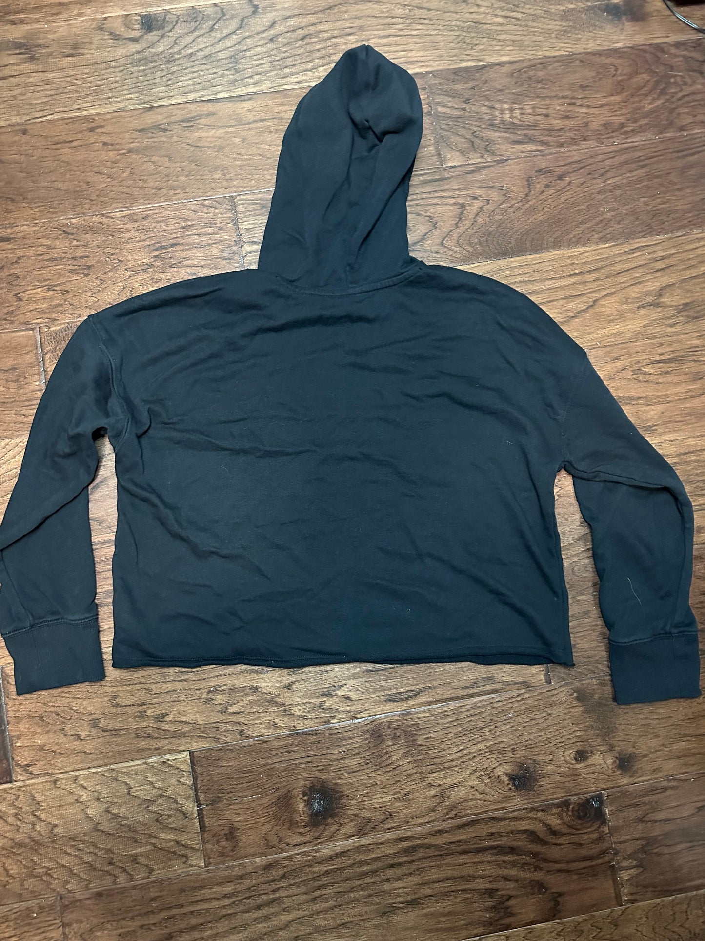 Kind vibes black crop top - XL