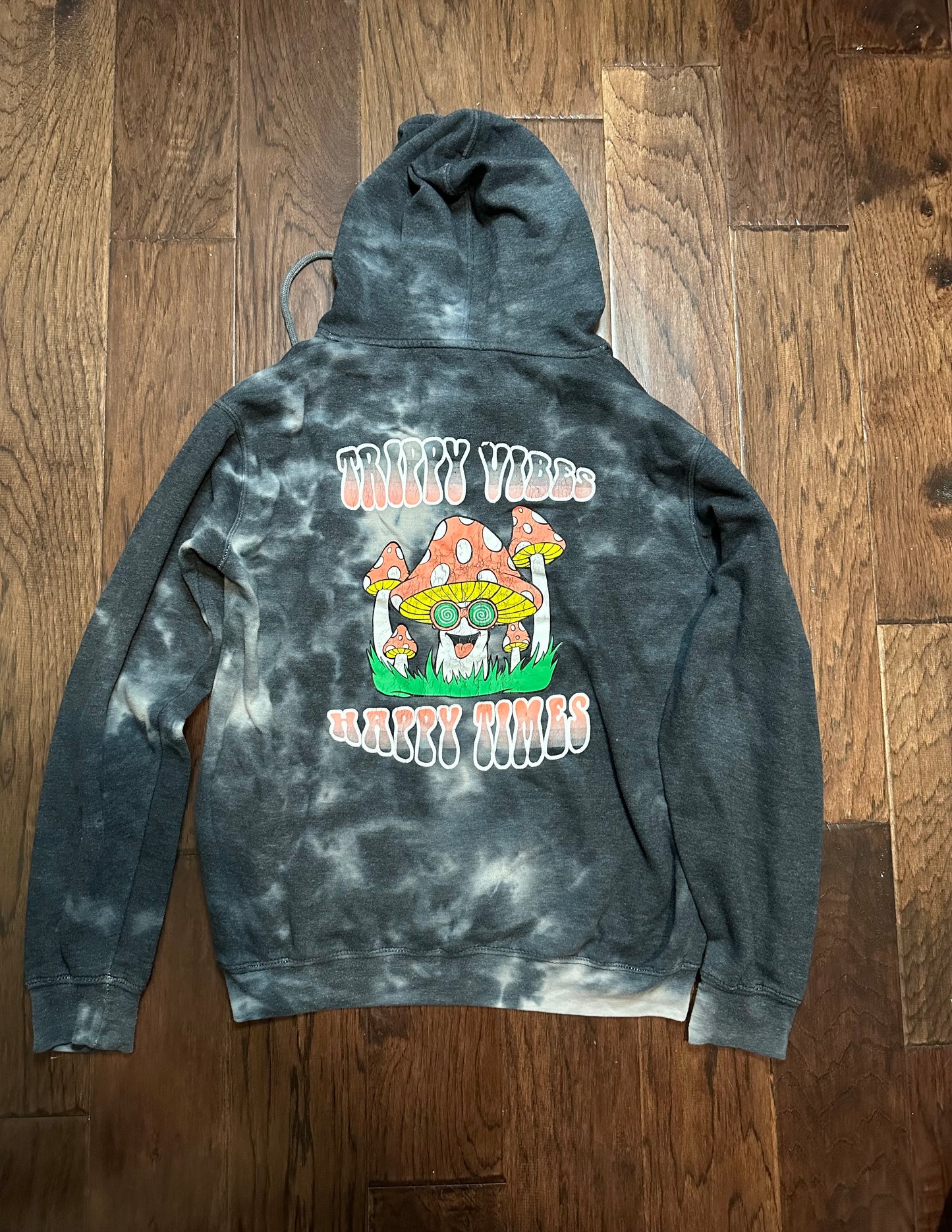 Eighty Eight Grey Hoodie with graphic - Medium