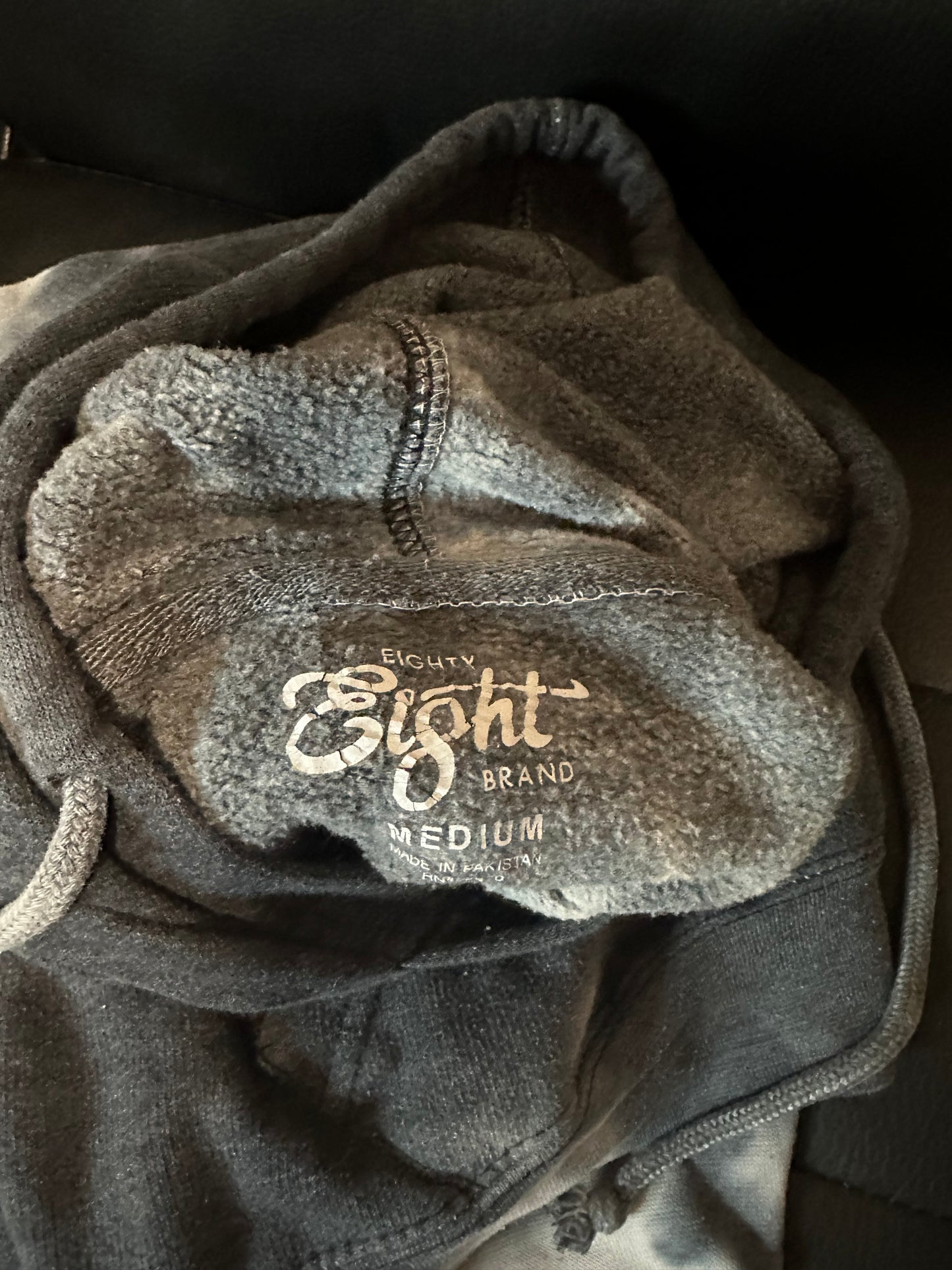 Eighty Eight Grey Hoodie with graphic - Medium
