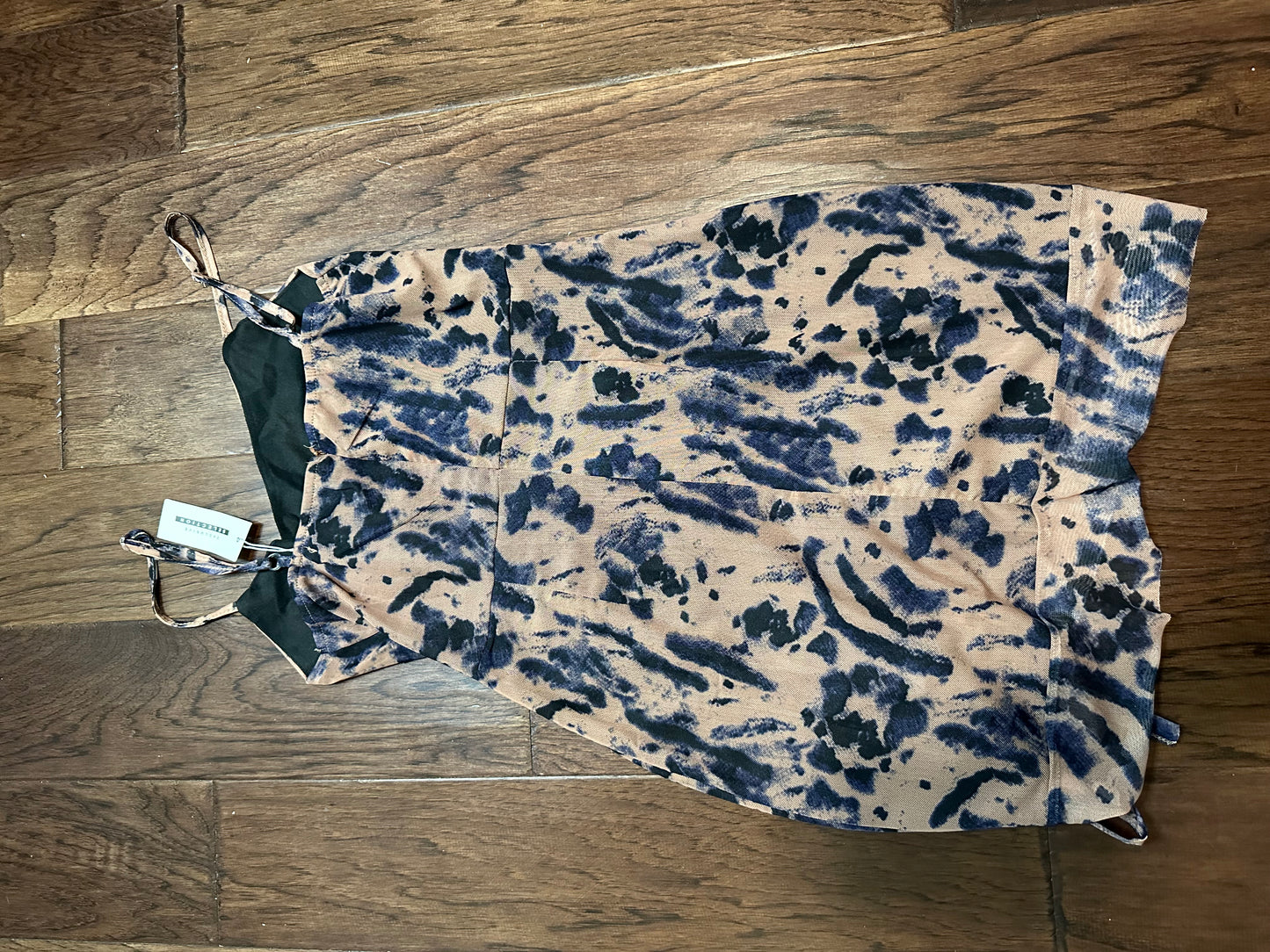 CBR Dress with blue design - Small