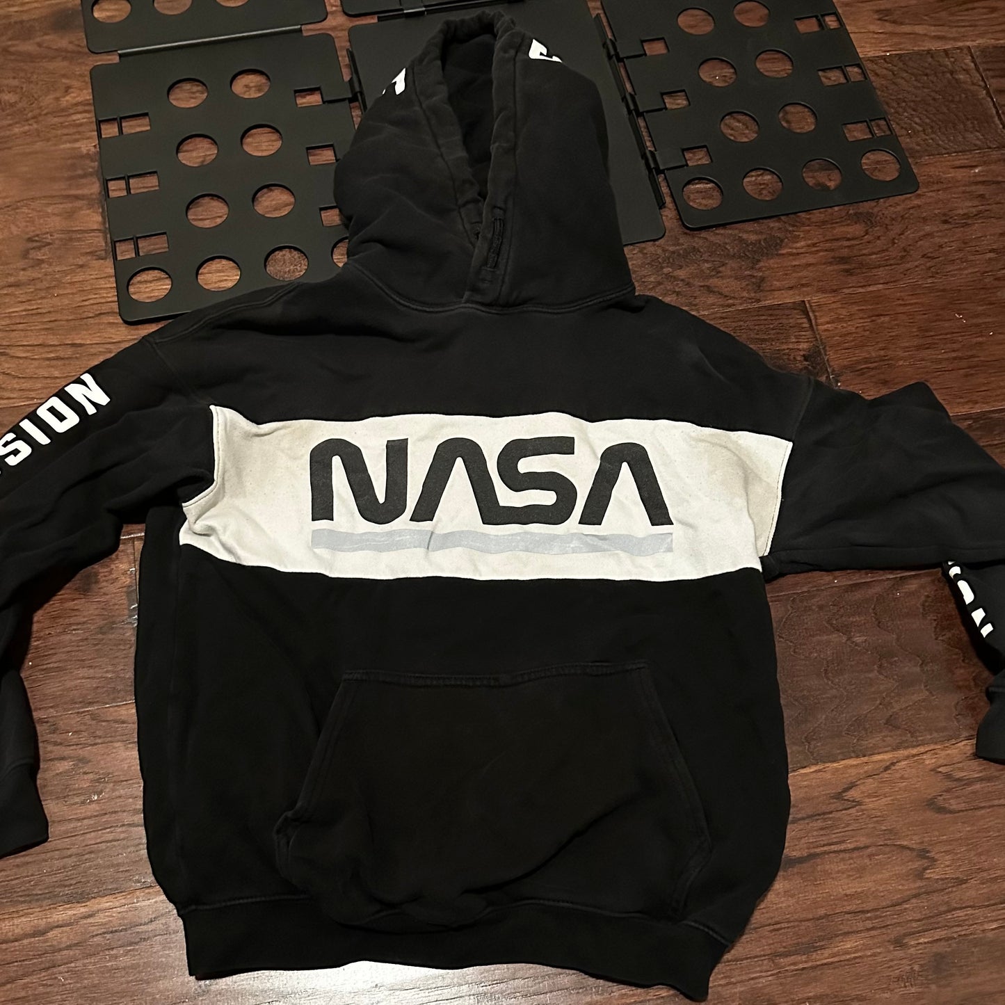 NASA black Hoodie - Youth Large