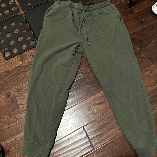 George Army Green Sweats - Large