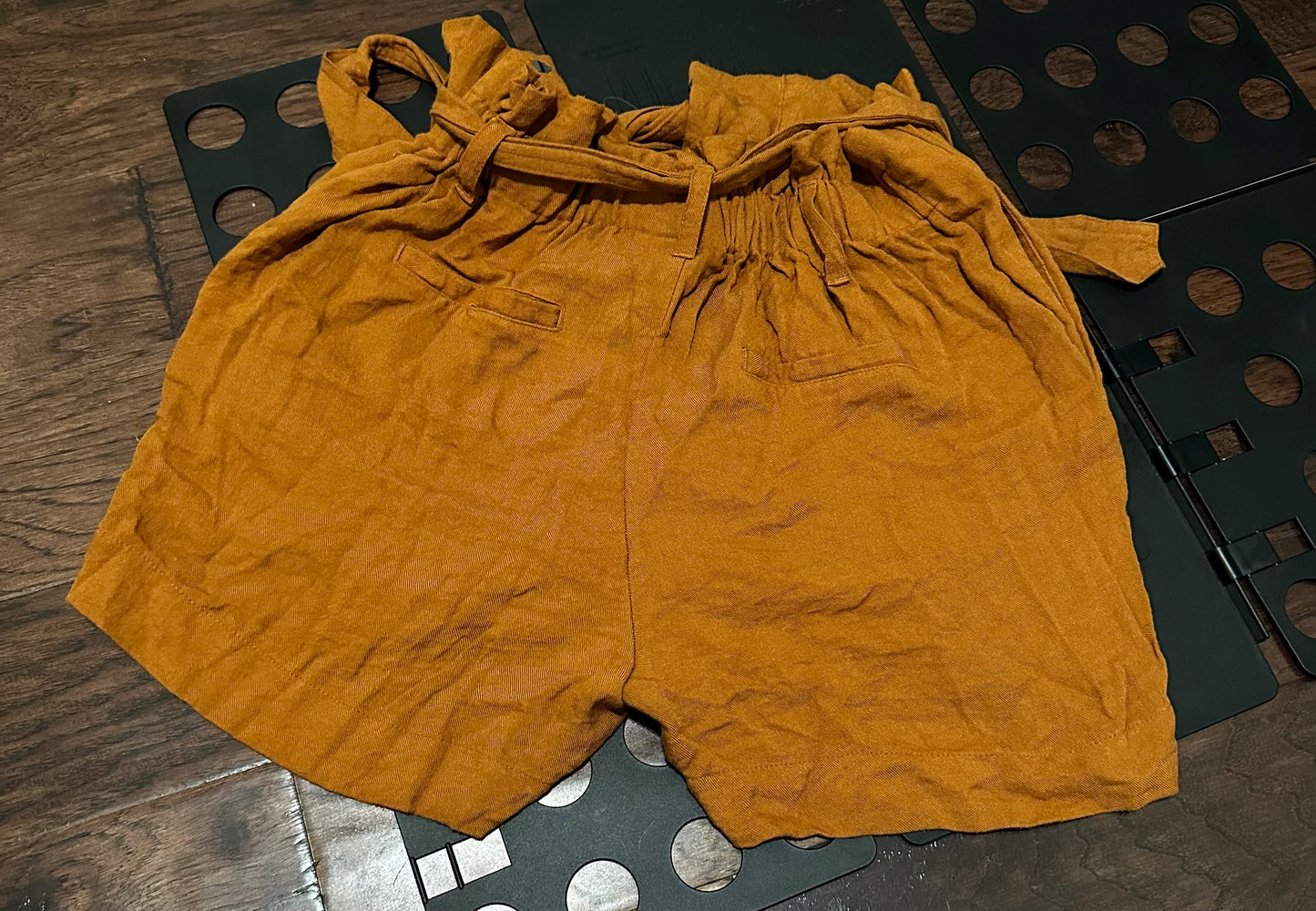 Orange Dress Shorts - Small