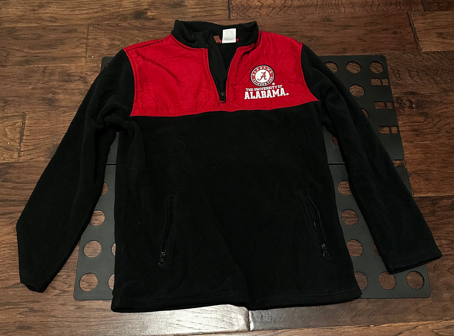 Men's Collegiate Flanker | Alabama Red and Black Fleece | WFindThrift