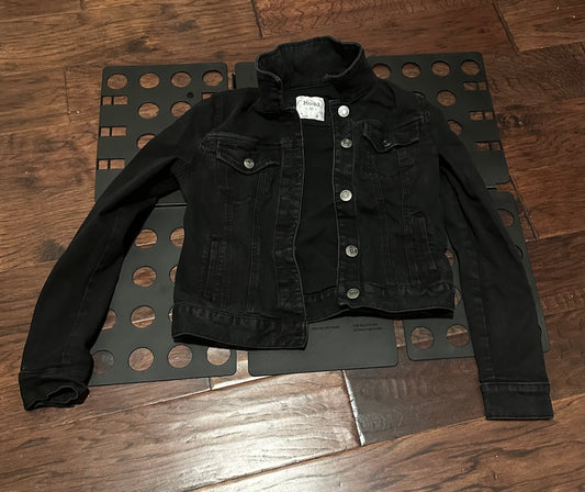 Mudd Black Jean Jacket - xs