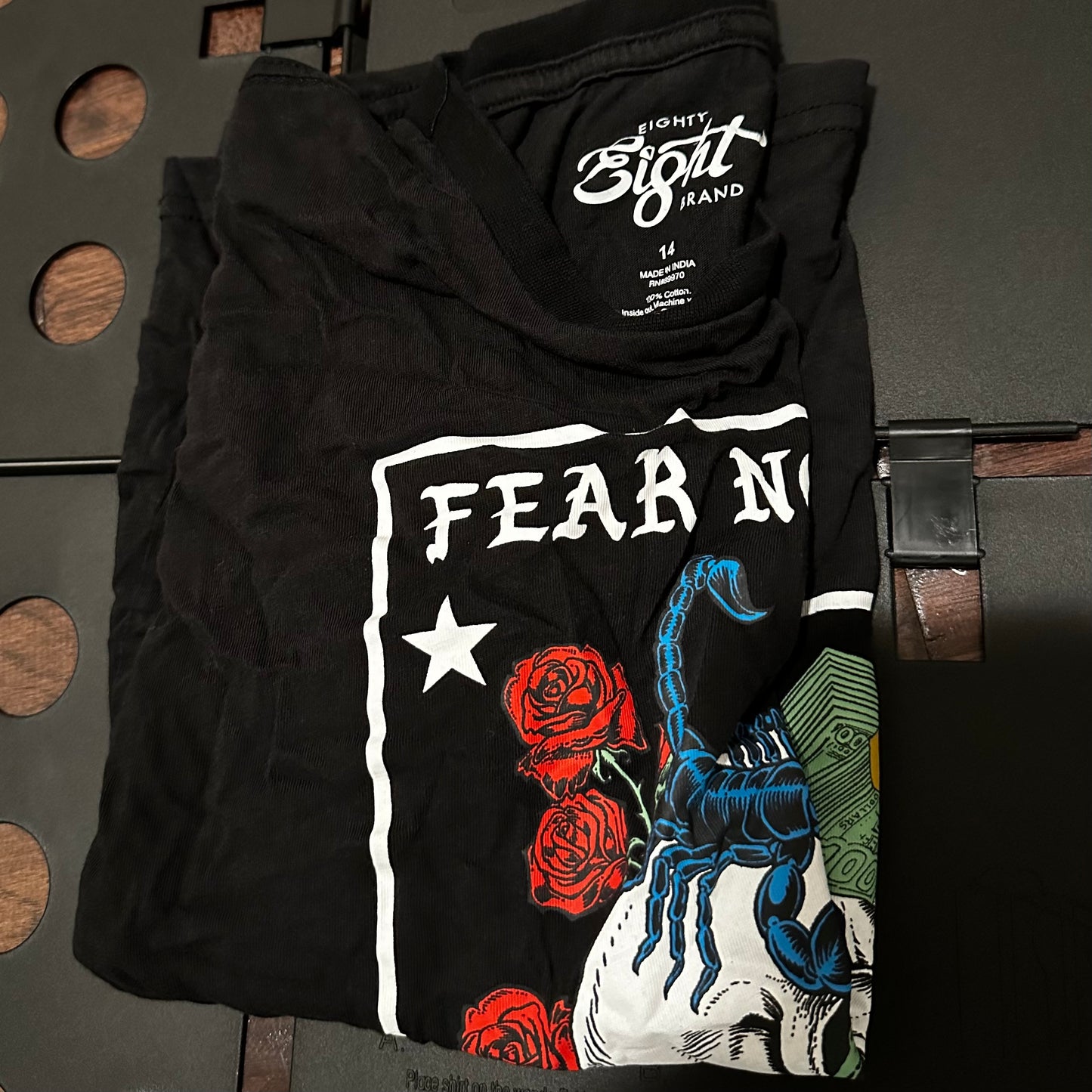 Eighty eight brand fear nothing shirt - Youth Large