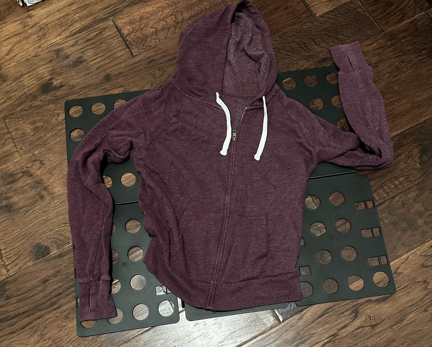SO® Favorite Full-Zip Hoodie Maroon hoodie - Small
