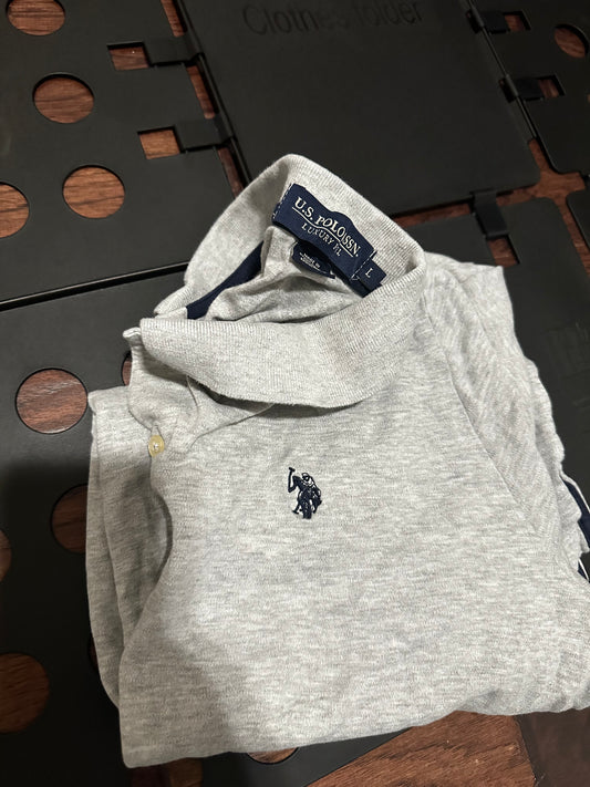 Grey Polo - Youth Large