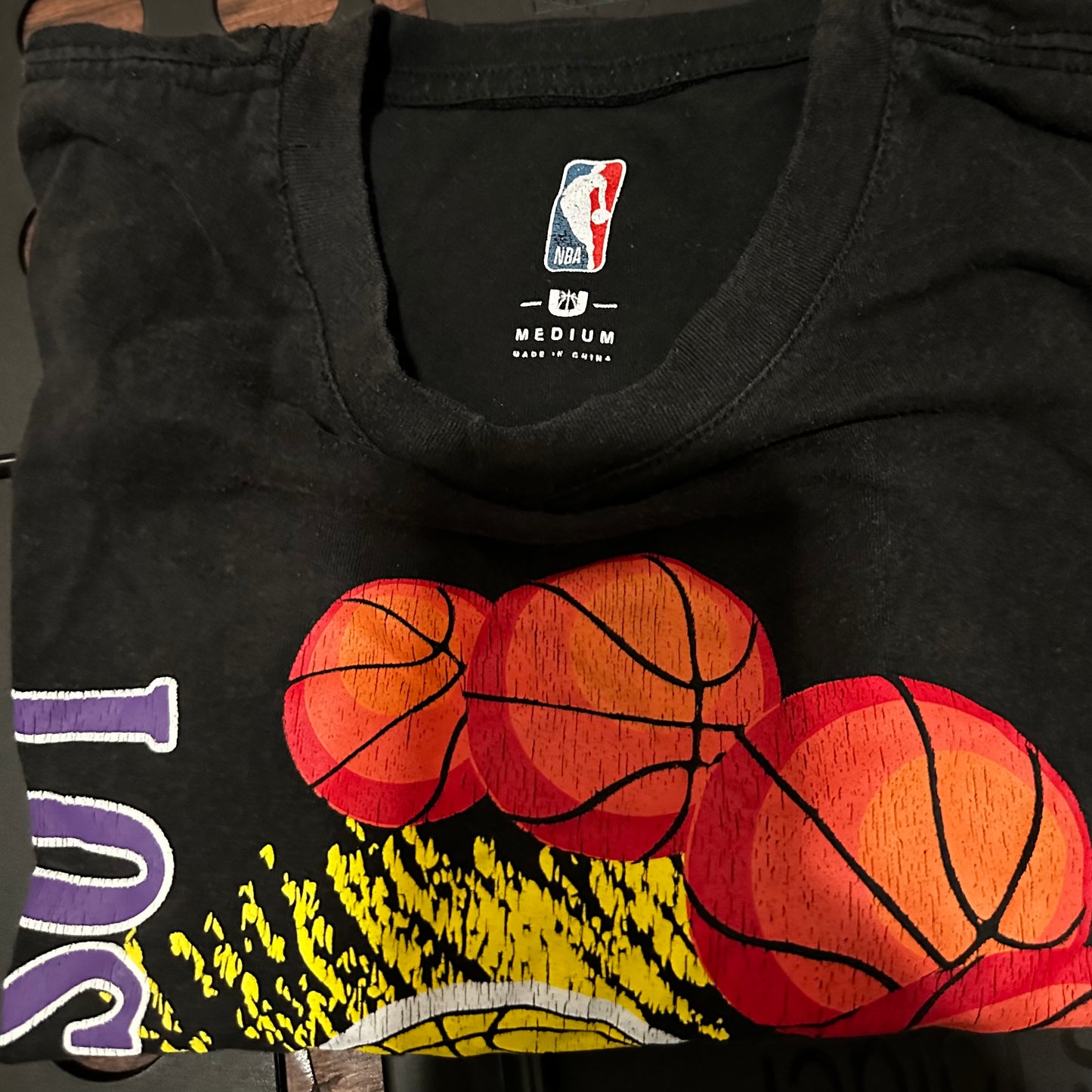 Lakers Black T- Shirt - Medium