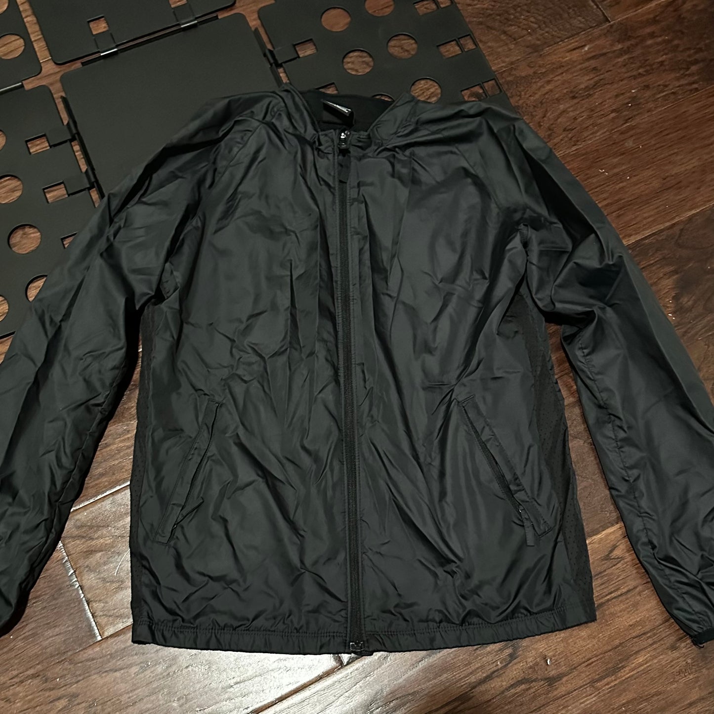 Nike Black Rain Jacket - Large