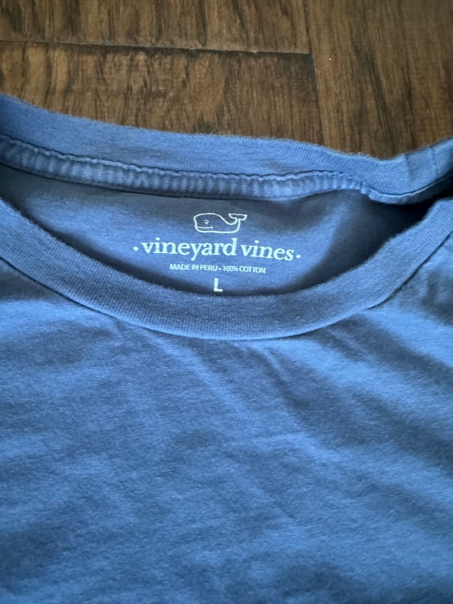 Vineyard Vines - Blue long sleeve - Large womens
