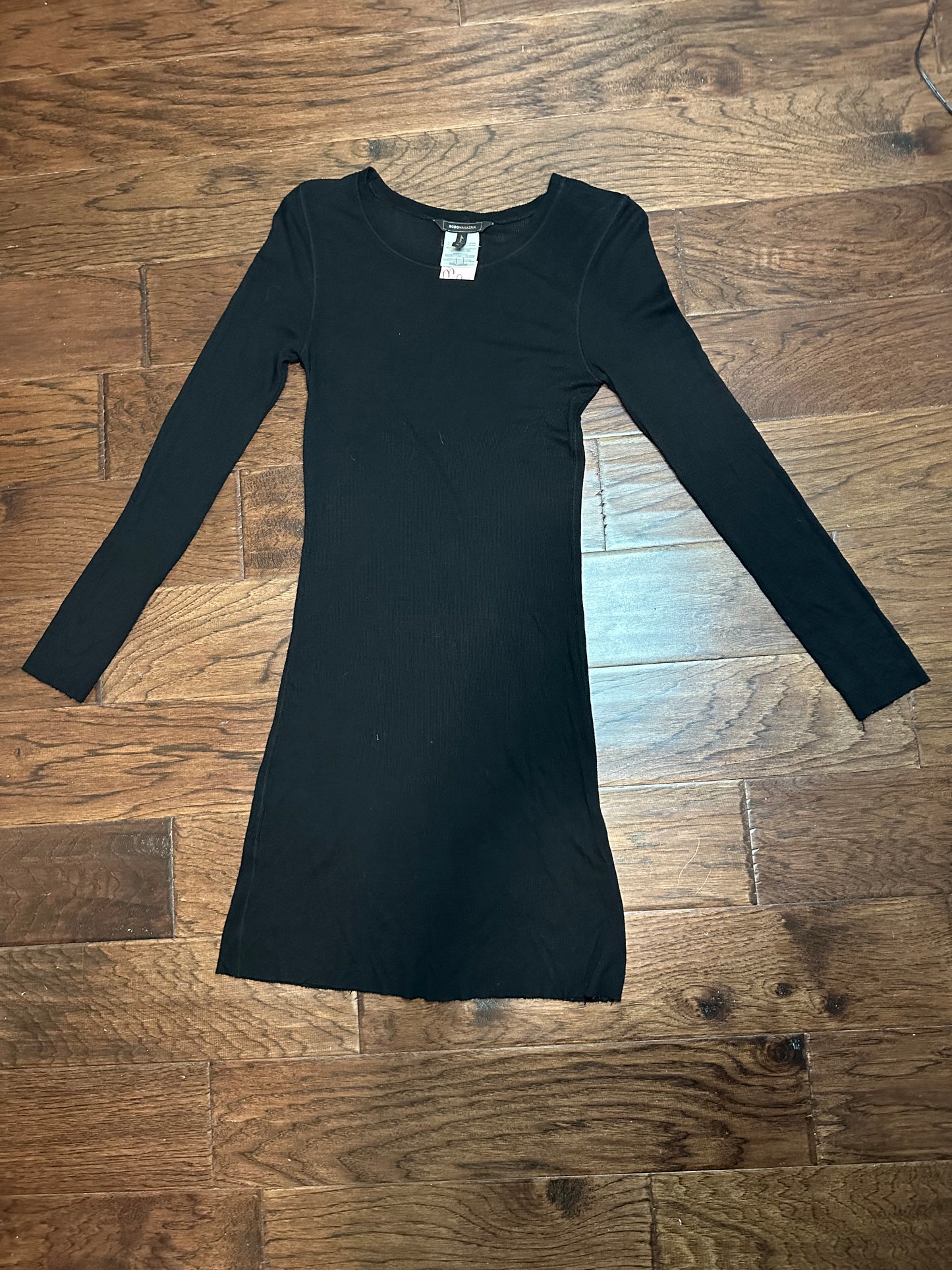 BCBGMAXZRIA black long sleeve dress - Medium